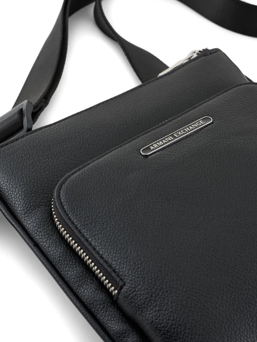 Armani Exchange Borsa messenger con placca logo | Image 5