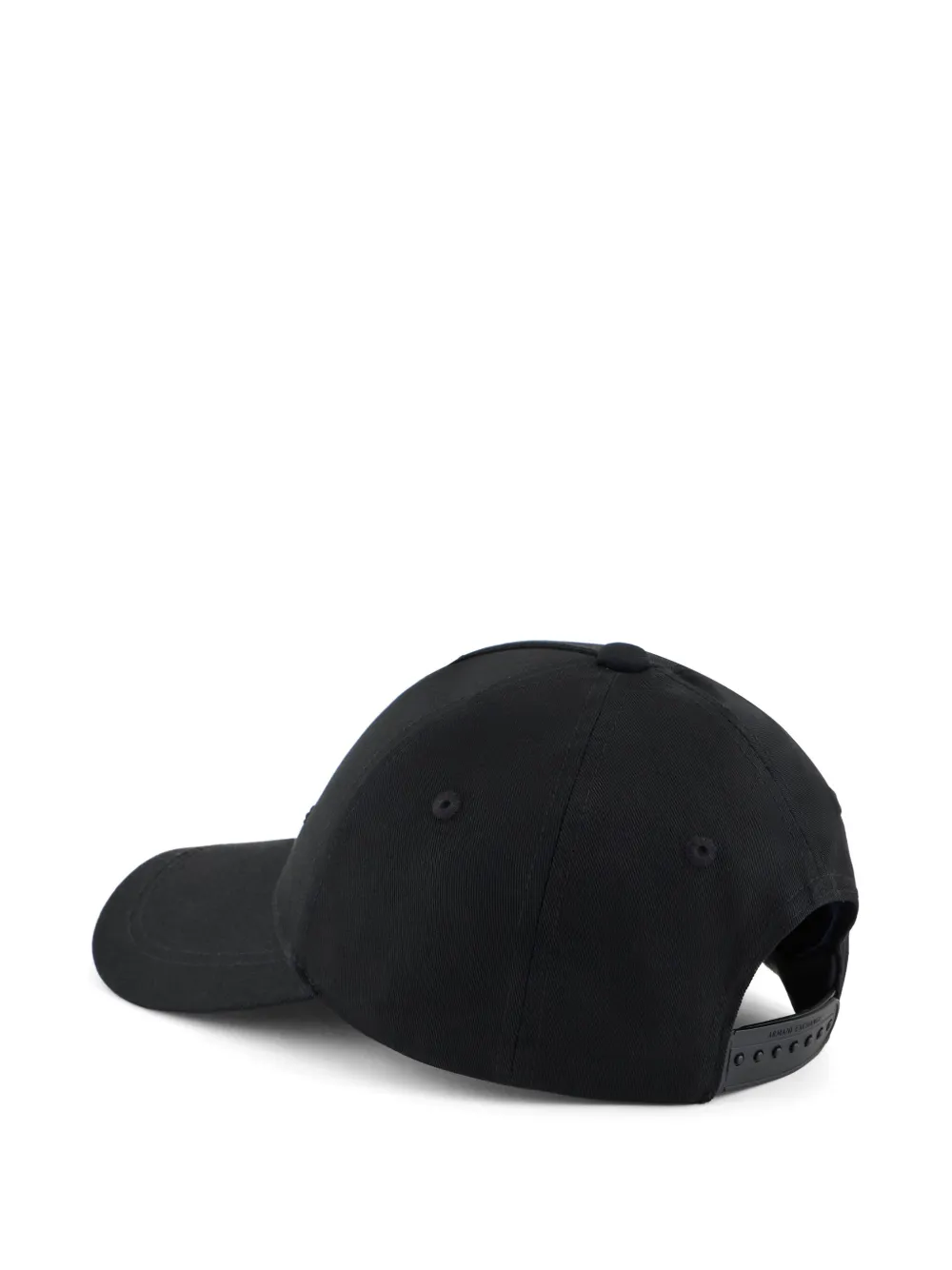  Armani Exchange Gorra De Algodón Con Logo Bordado - Negro 
