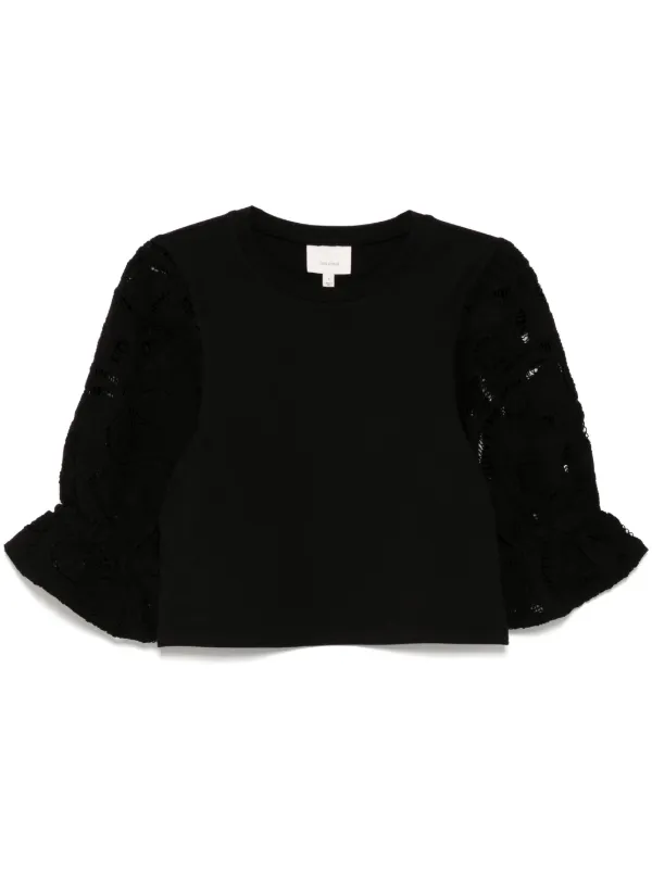 Cinq A Sept ペイズリー トップ | ブラック | FARFETCH JP