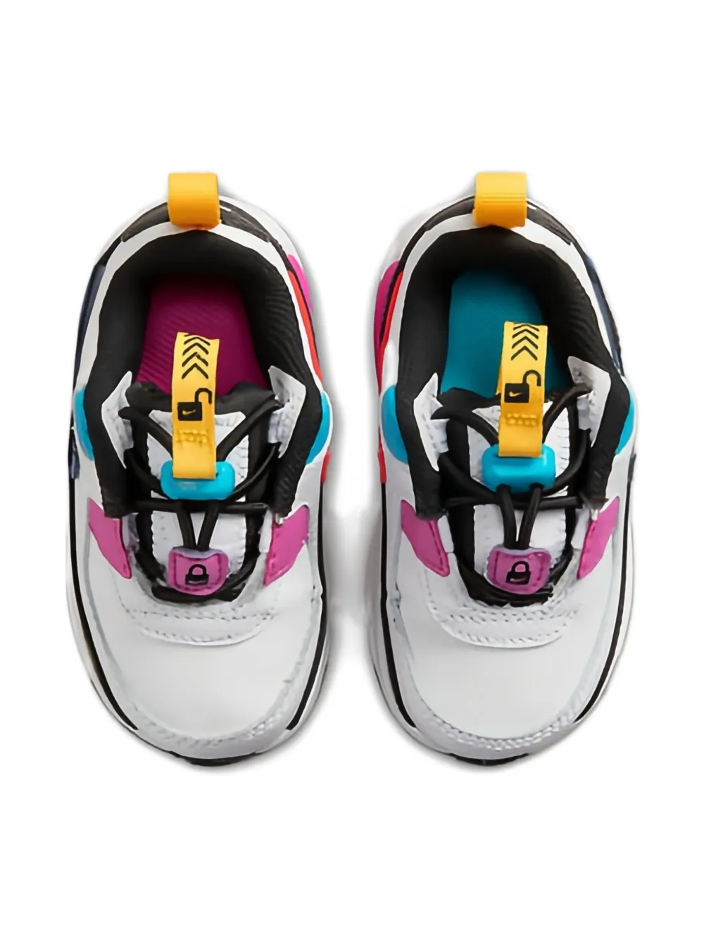 Nike Kids toggle-fastening Air Max trainers White