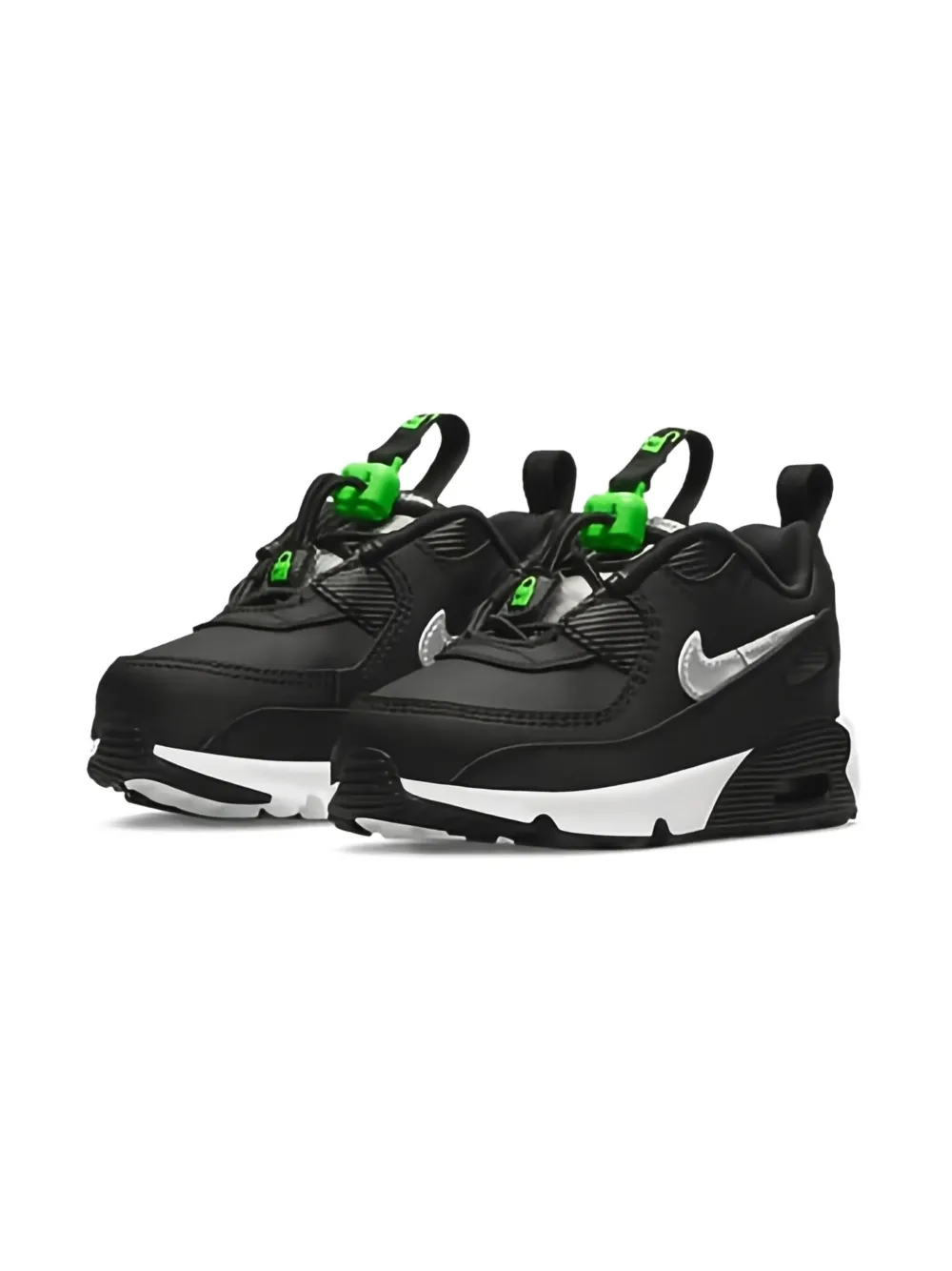 Nike Kids toggle-fastening Air Max trainers - Zwart
