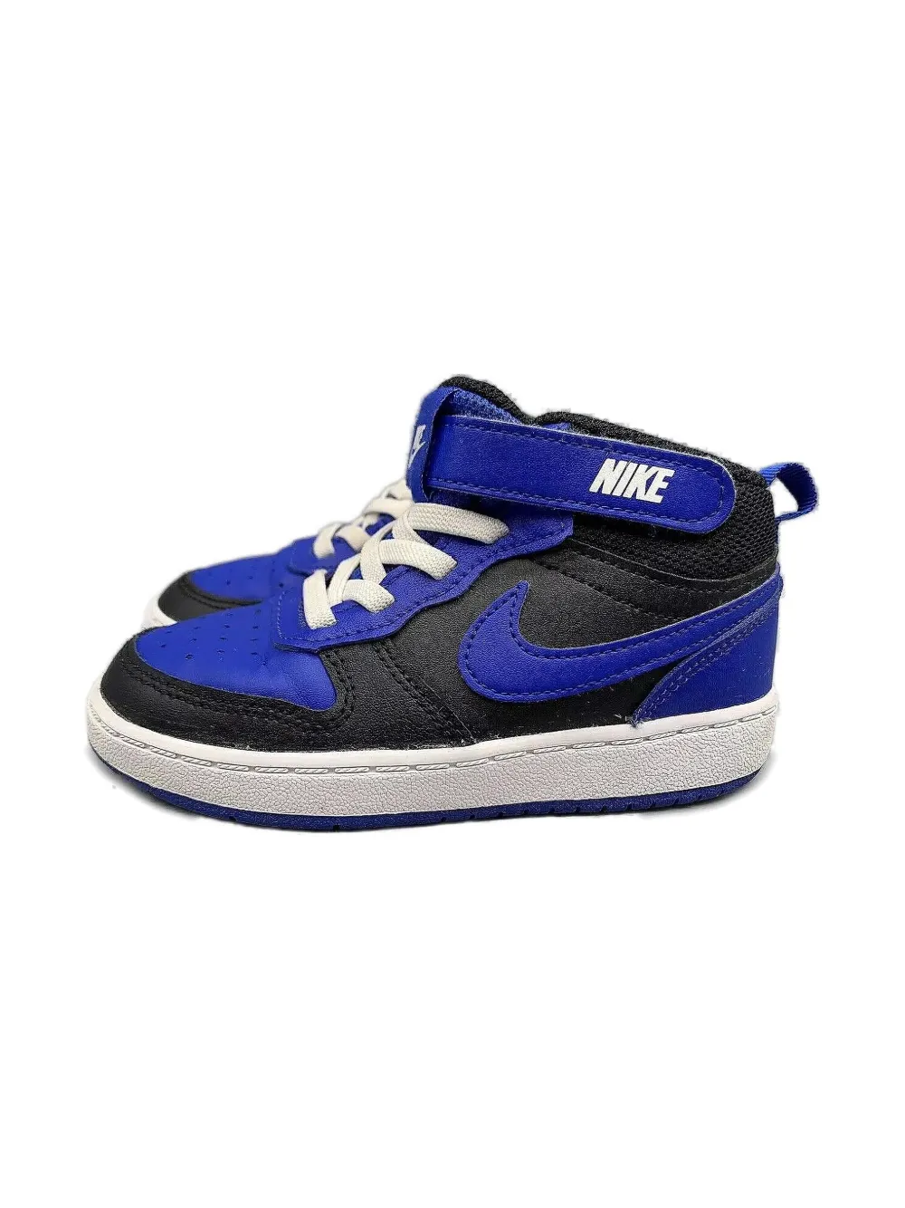 Nike Court Borough Mid 2 "black/game Royal" Sneakers In Blue