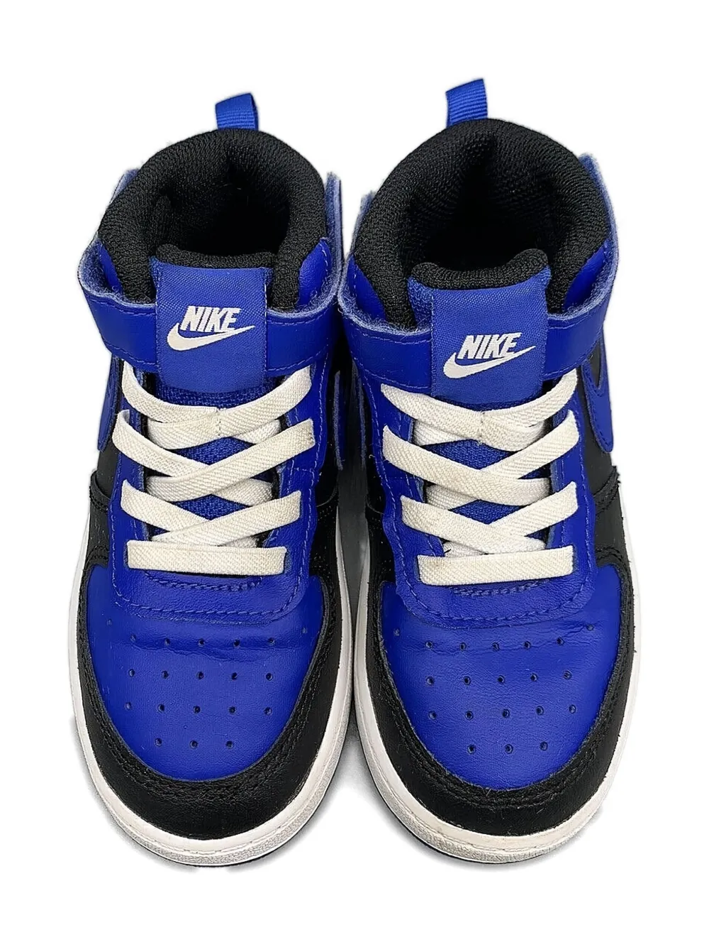 Nike Kids Court Borough Mid 2 "Black Game Royal" sneakers Zwart