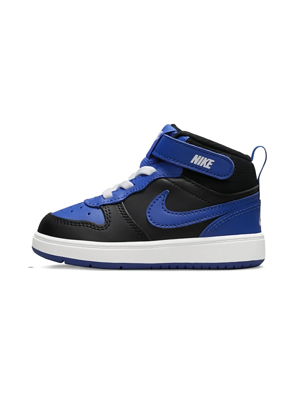 Nike Kids Court Borough Mid 2 "Black Game Royal" sneakers Zwart