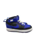 Nike Kids Court Borough Mid 2 ""Black/Game Royal"" sneakers