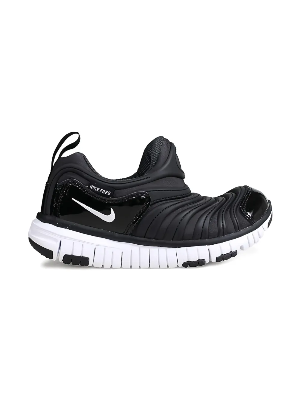 Nike Kids Dynamo Free "Black White" sneakers