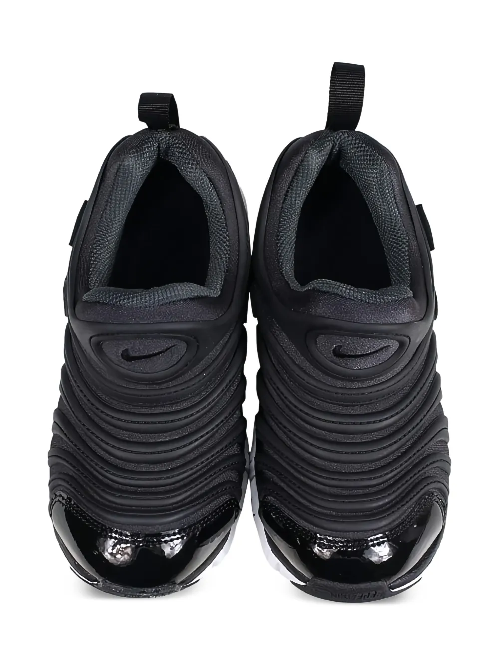 Nike Kids Dynamo Free "Black White" sneakers