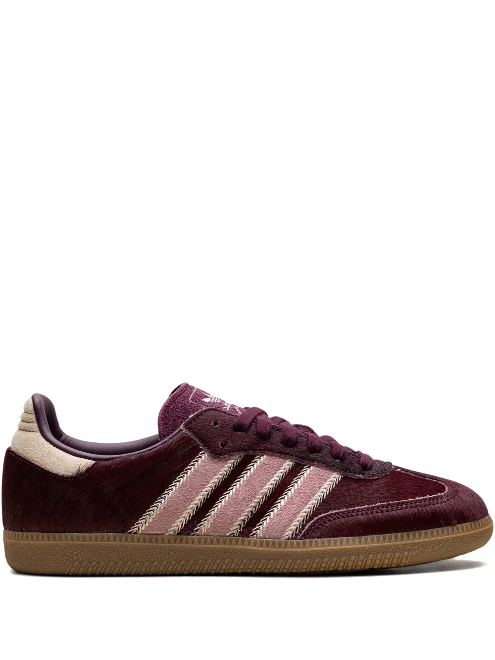 Adidas Samba OG "Maroon Sand Strata Pony" sneakers Red