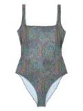 ETRO Paisley one-piece swimsuit - Green