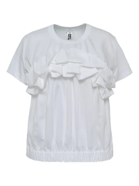 Noir Kei Ninomiya ruffled-detail T-shirt