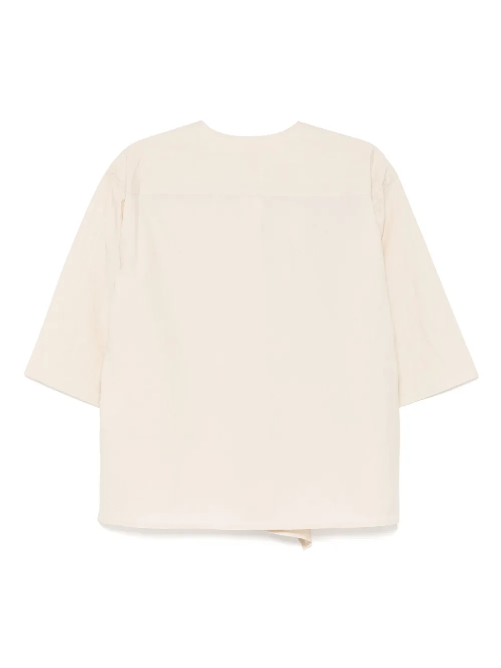 Lauren Manoogian Blouse met vlak - Beige