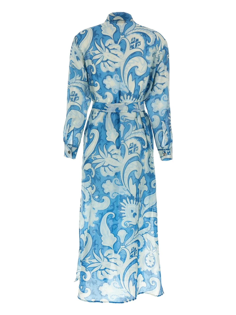 ETRO floral-print dress - Blauw