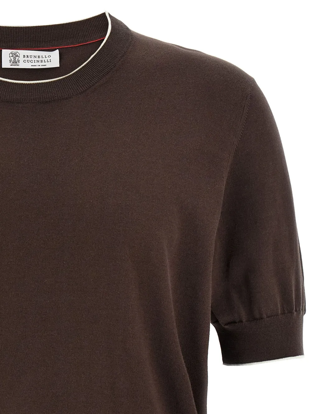 Brunello Cucinelli Katoenen T-shirt Bruin