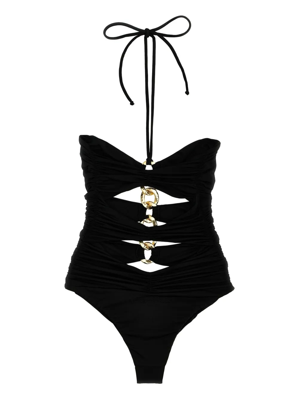 Elisabetta Franchi Chain swimsuit - Zwart