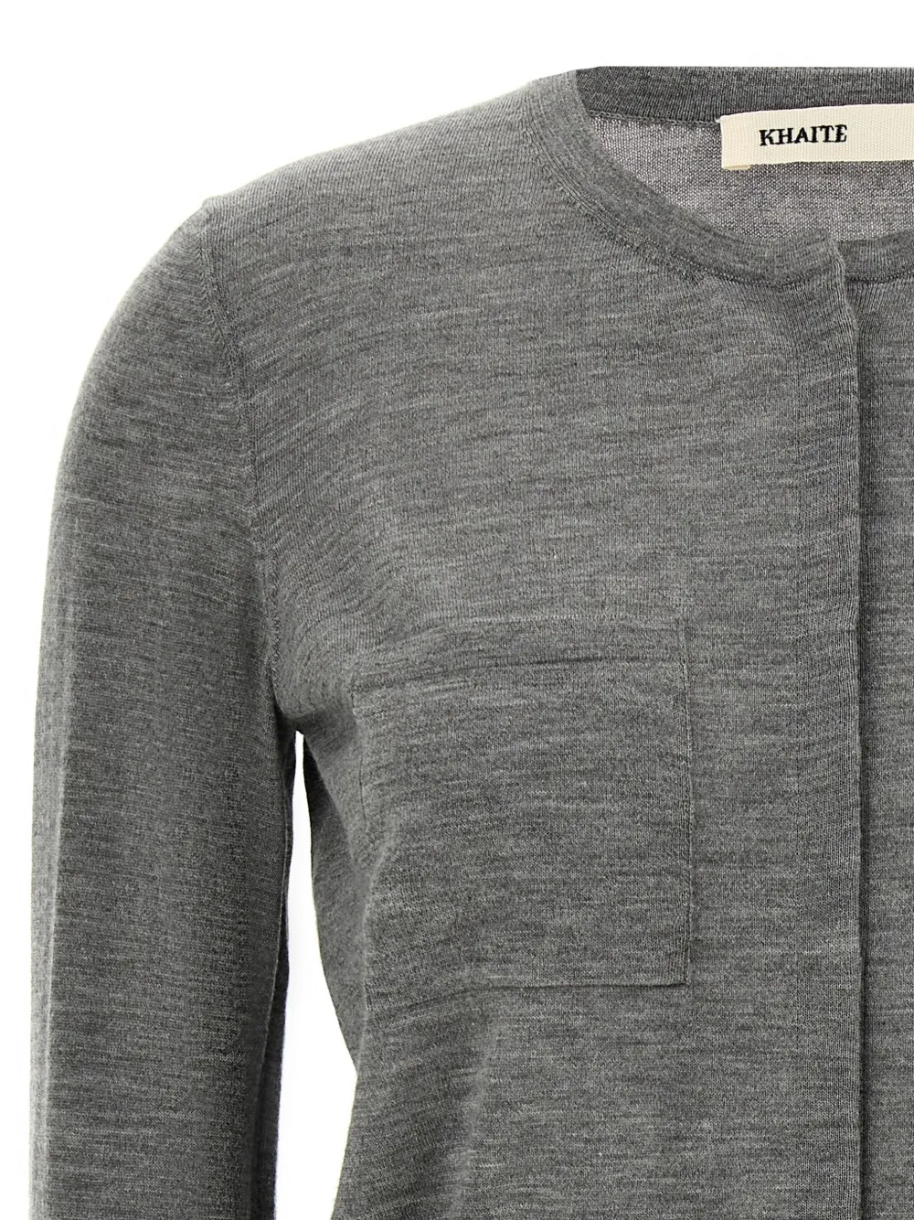 KHAITE Lilou vest Grijs