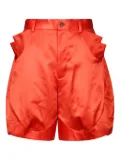 Noir Kei Ninomiya satin shorts - Red