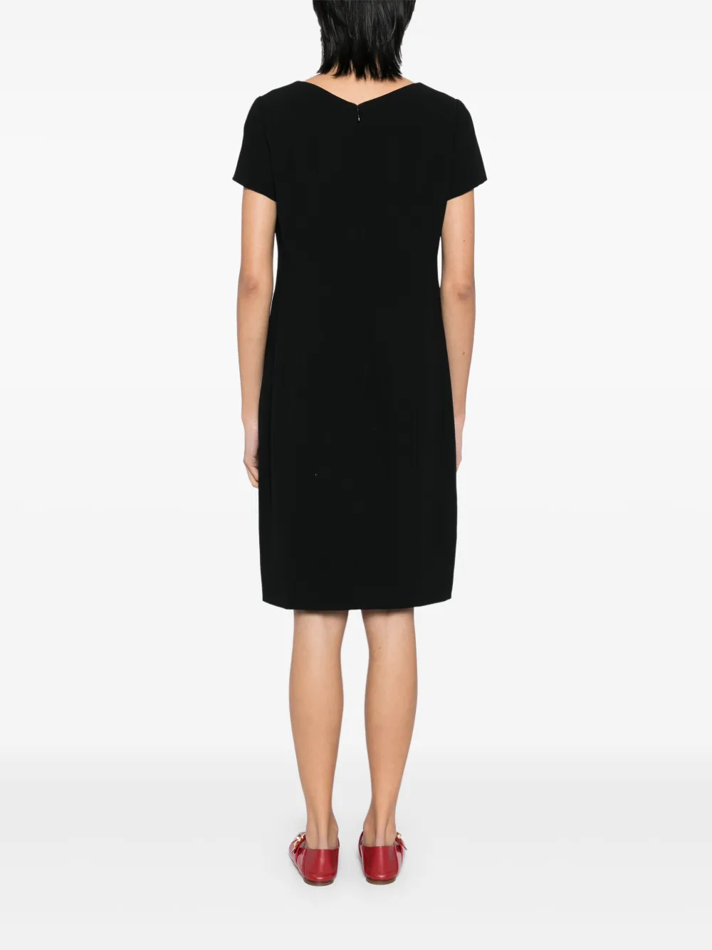 Pre-owned Chanel 1996 Short-sleeved Dress In Black