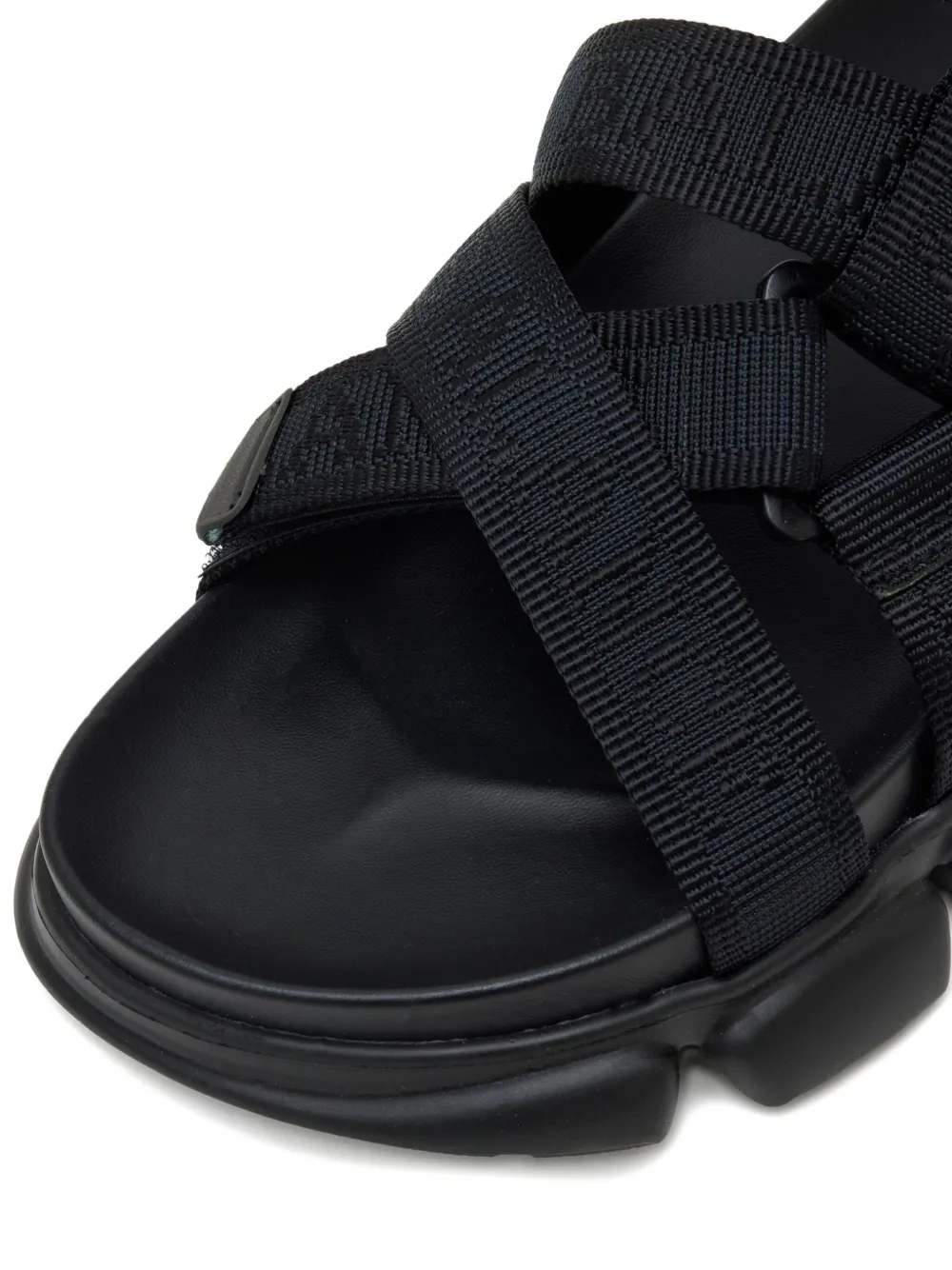 Undercover cross-strap sandals Black