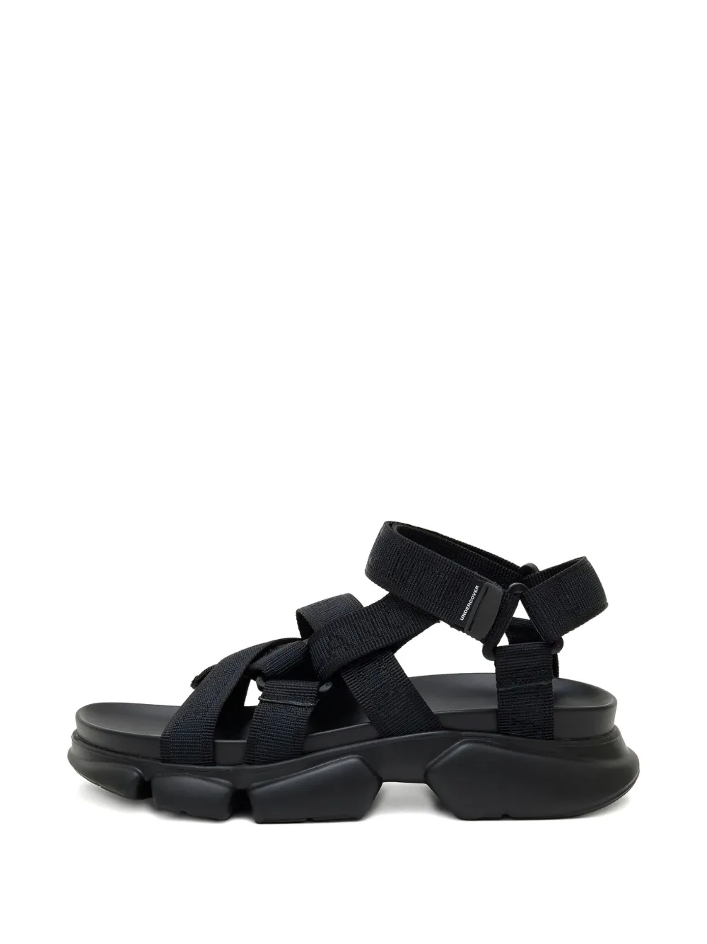 Undercover cross-strap sandals Black