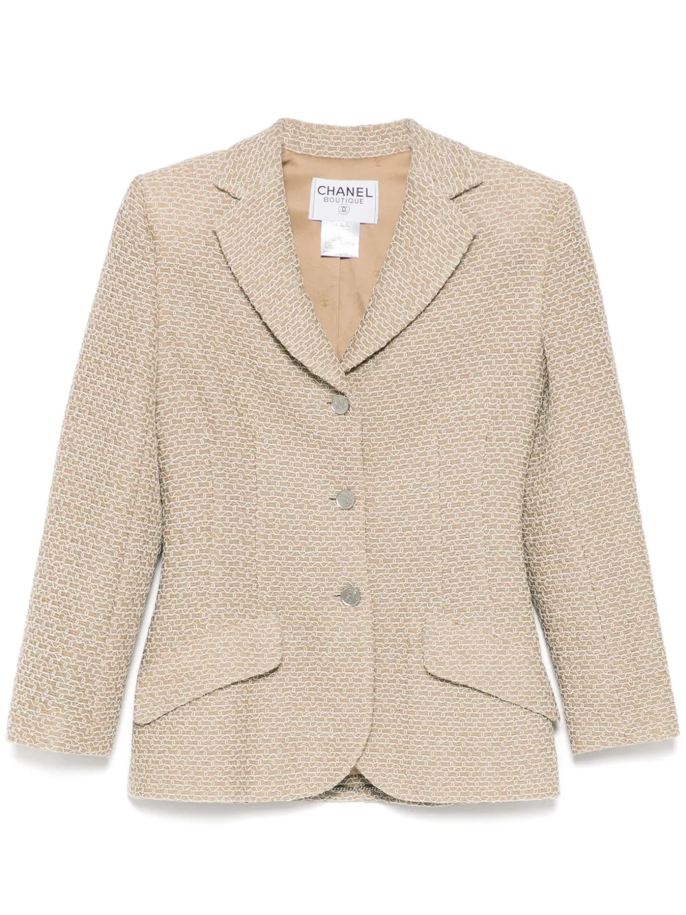 CHANEL Pre-Owned chamarra con botones 1998 | neutro | Image 1