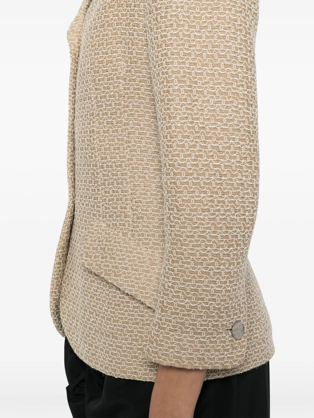 Pre-owned Chanel 1998 Single-breasted Jacket In Neutrals