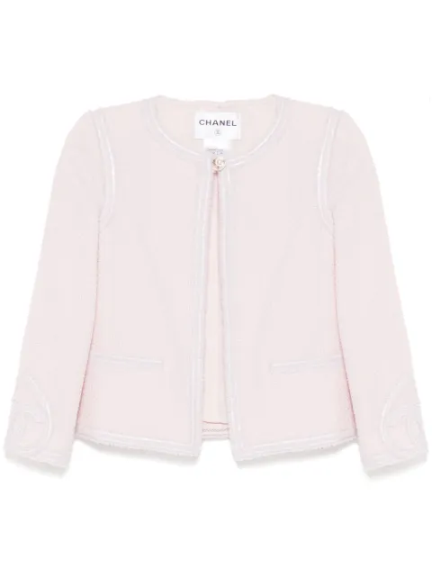 CHANEL Pre-Owned 2009 collarless single-breasted jacket