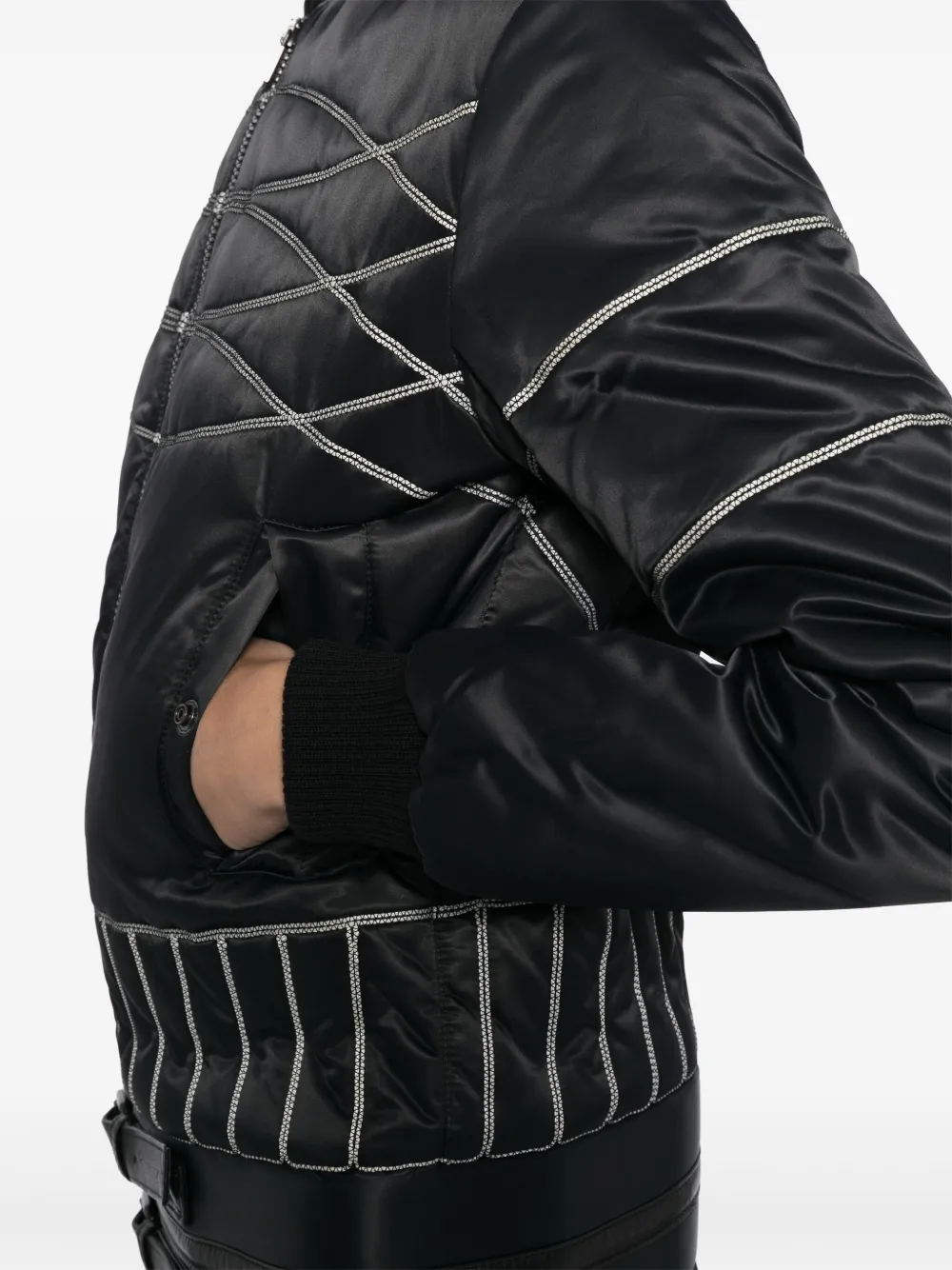 Pre-owned Chanel 2006 Sports Line Zip-up Jacket In Black