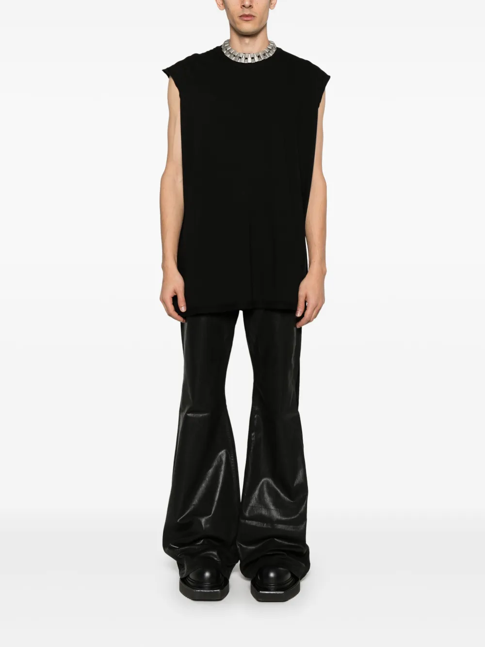 Rick Owens DRKSHDW Tanktop met jersey-textuur - Zwart