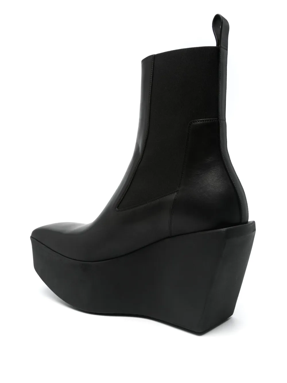 Rick Owens Sliver laarzen met plateauzool Zwart