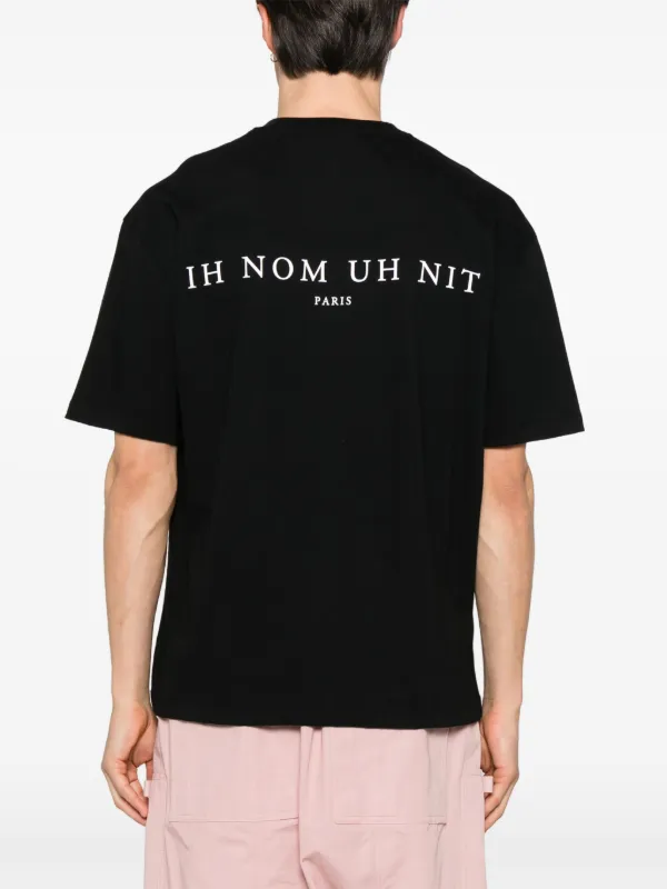 Ih Nom Uh Nit Newspaper Mask T-shirt | Black | FARFETCH IL Ih Nom Uh Nit Newspaper Mask T-shirt | Black | FARFETCH IL