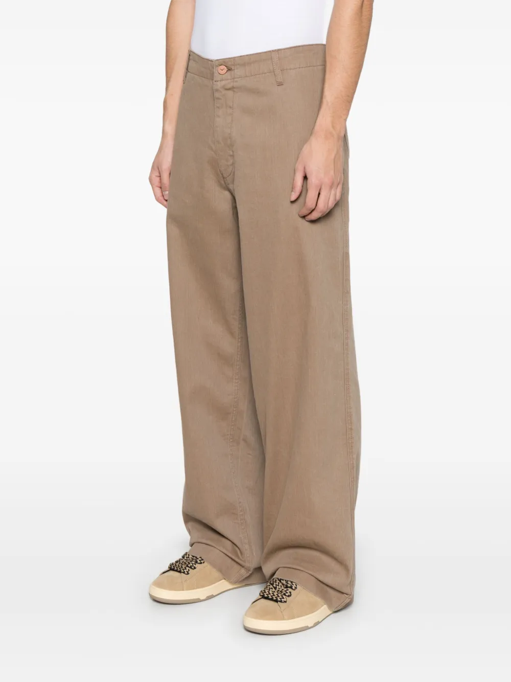 Emporio Armani Straight broek Beige