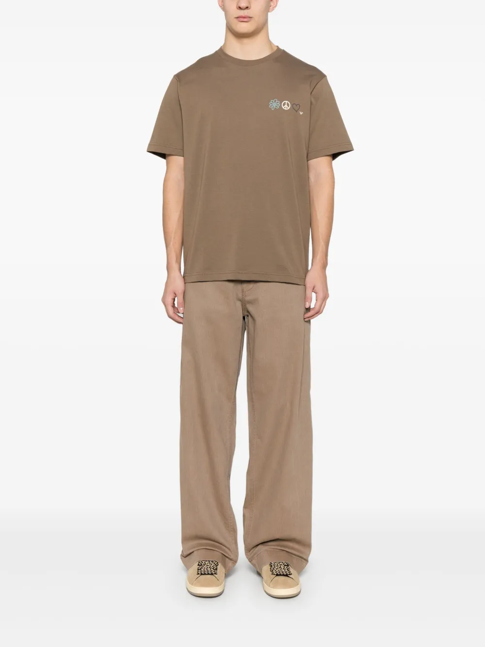 Emporio Armani Straight broek - Beige