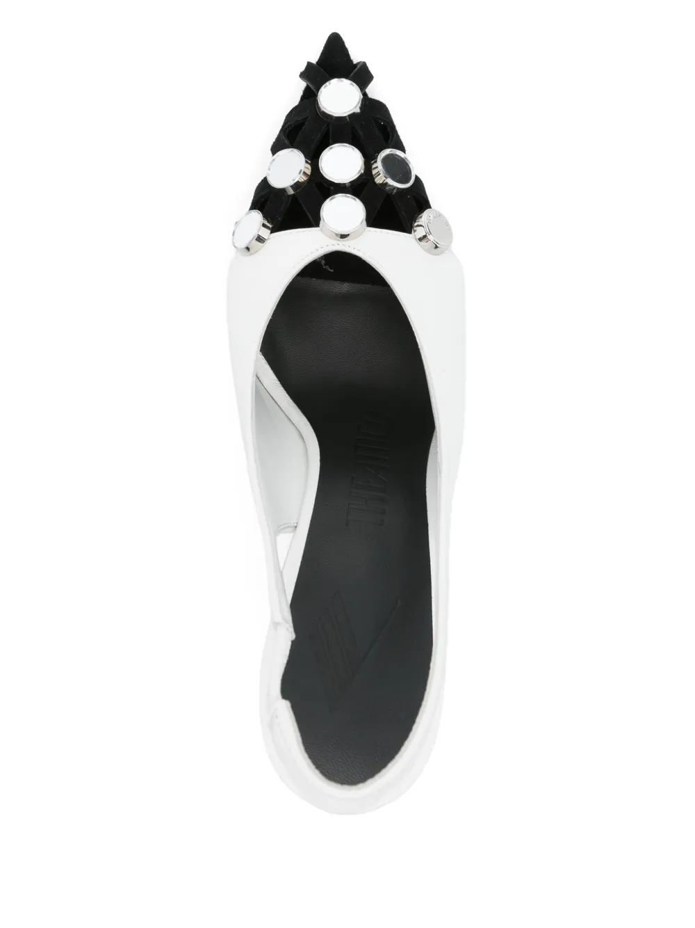 The Attico 115mm Fiona pumps White