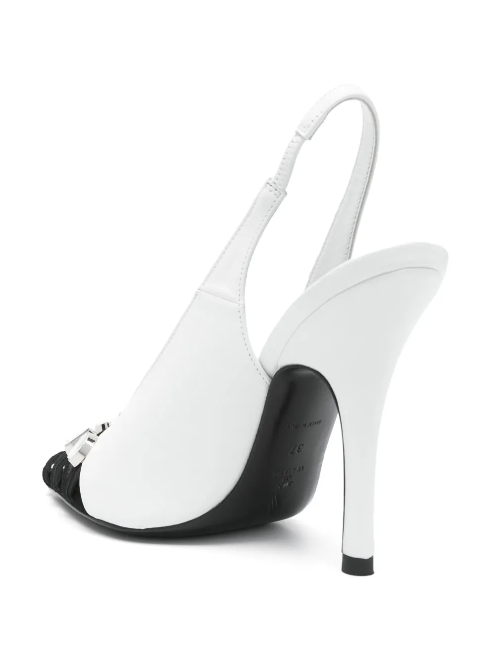 The Attico 115mm Fiona pumps White