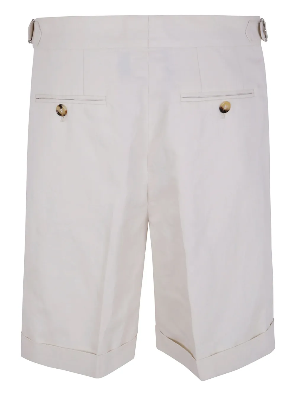 Brunello Cucinelli Geplooide bermuda shorts - Wit