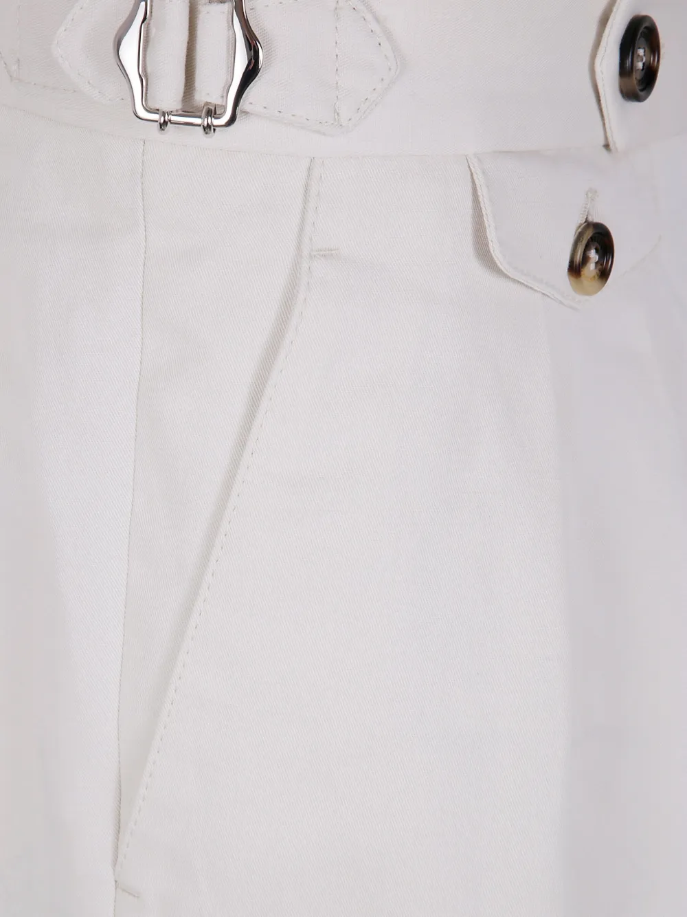 Brunello Cucinelli Geplooide bermuda shorts Wit