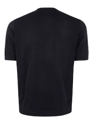 パーカー・フーディ DRUMOHR Men T Shirts D0GN214CO 690 BLACK Drumohr Black cotton polo shirt | TheDoubleF