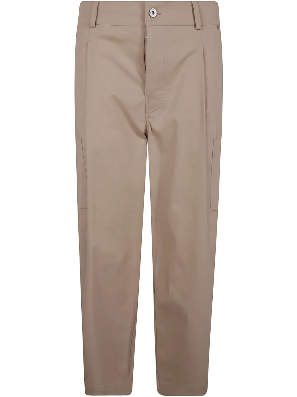 straight-leg cargo trousers