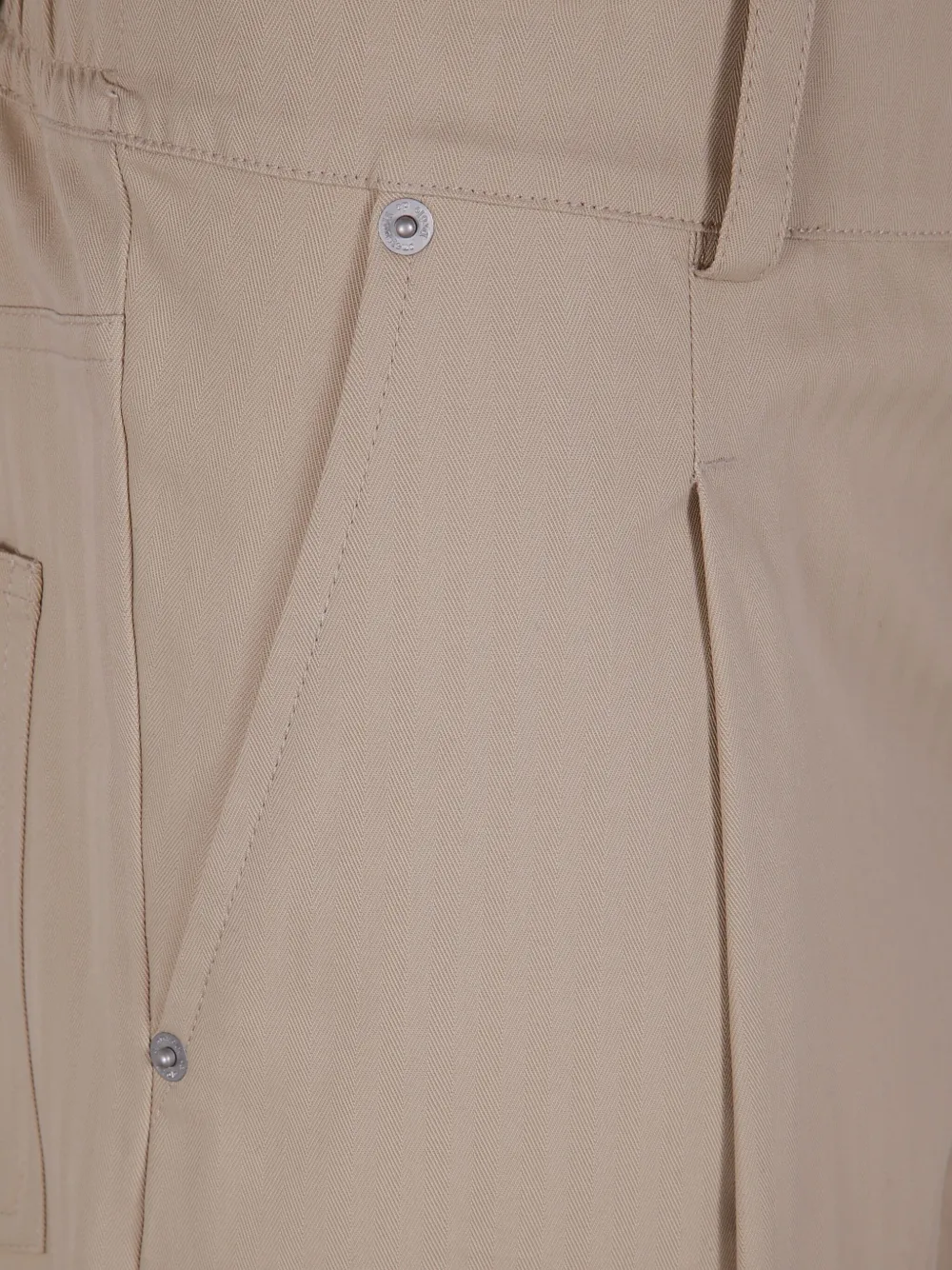 Drôle De Monsieur Straight cargo broek Beige
