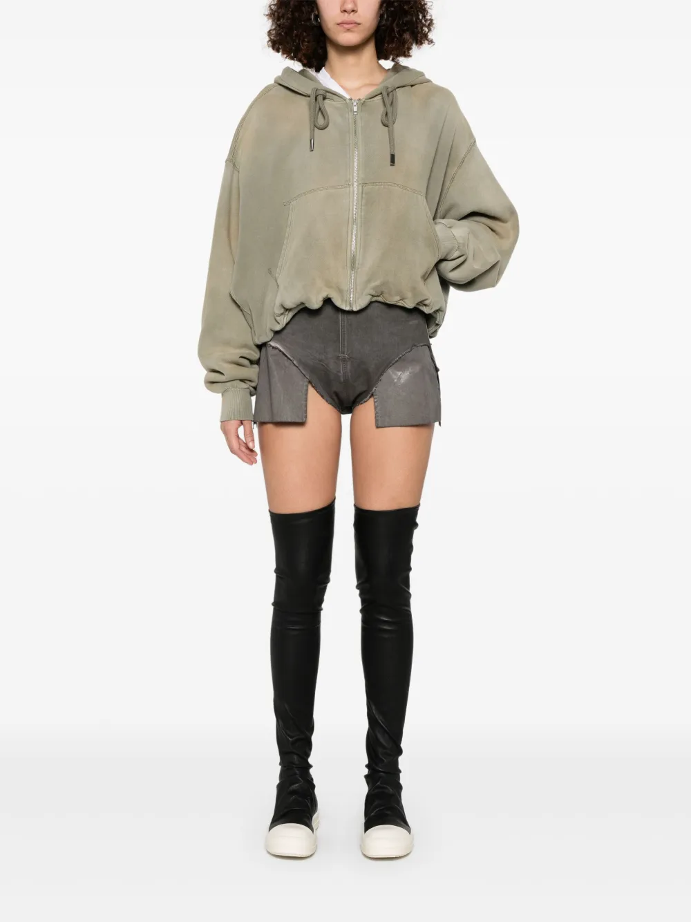 Rick Owens DRKSHDW Dirt Cut Offs shorts - Grijs