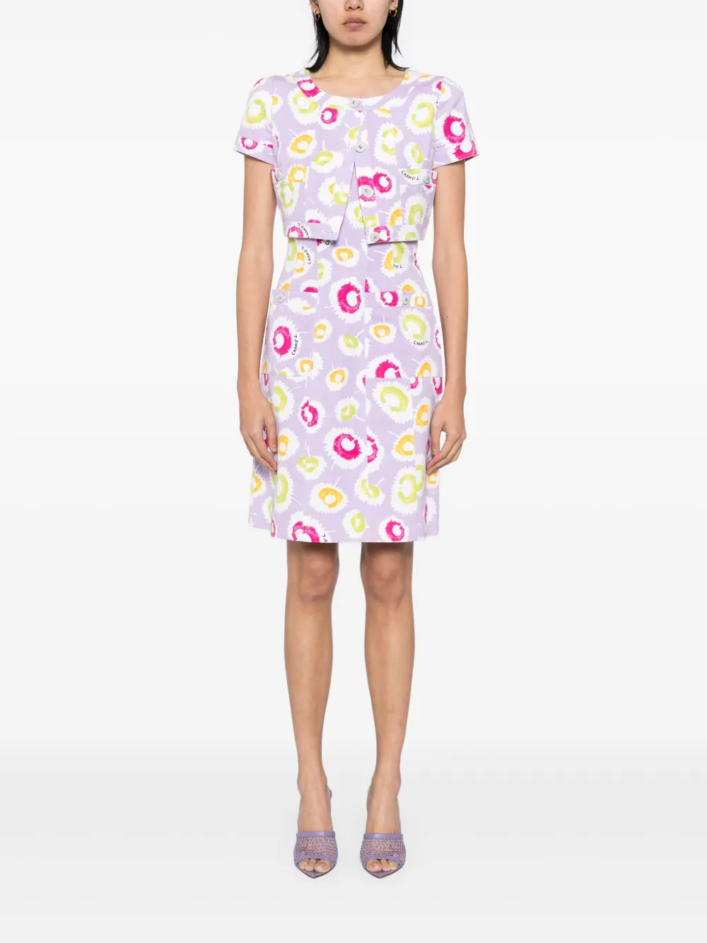 CHANEL Pre-Owned 1997 printed dress suits | Pre-Owned Jackets | Image 2