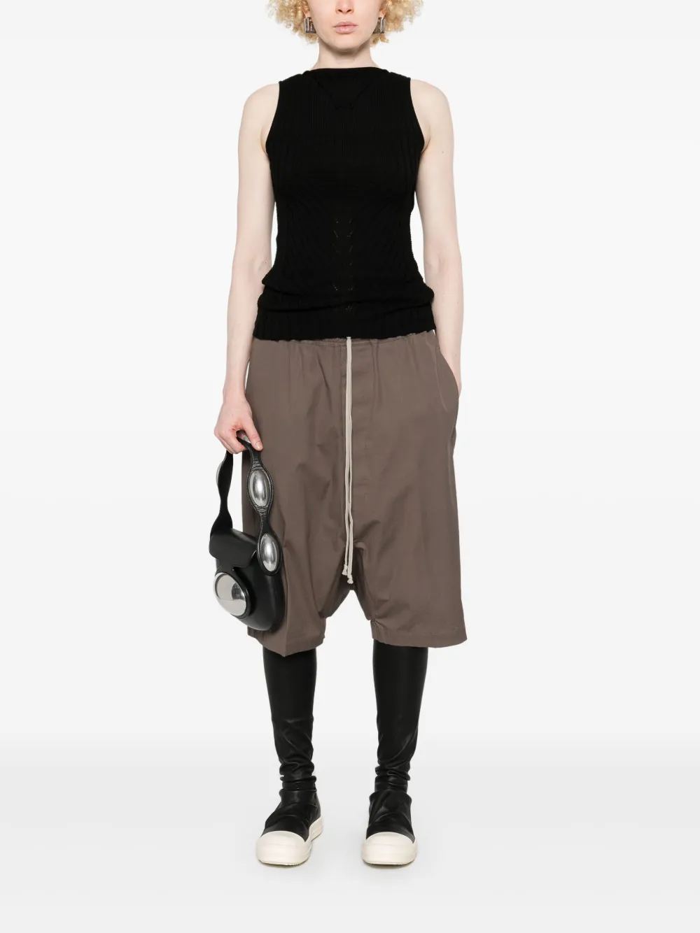 Rick Owens Al top - Zwart