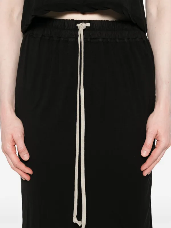 Rick Owens DRKSHDW Pillar Maxi Skirt | Black | FARFETCH