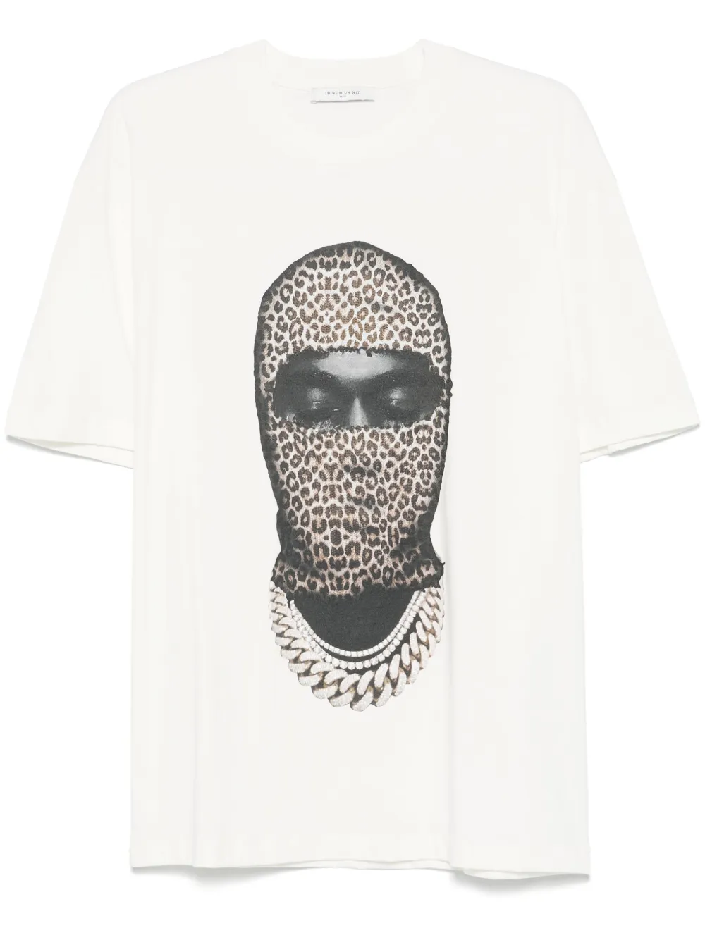 leopard-mask T-shirt