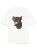 Ih Nom Uh Nit dog-print T-shirt - White
