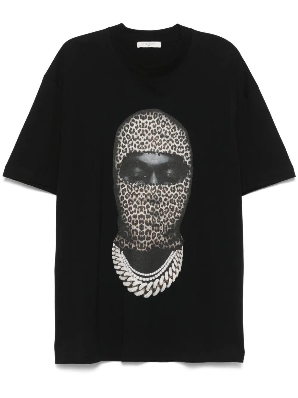 mask-print T-shirt