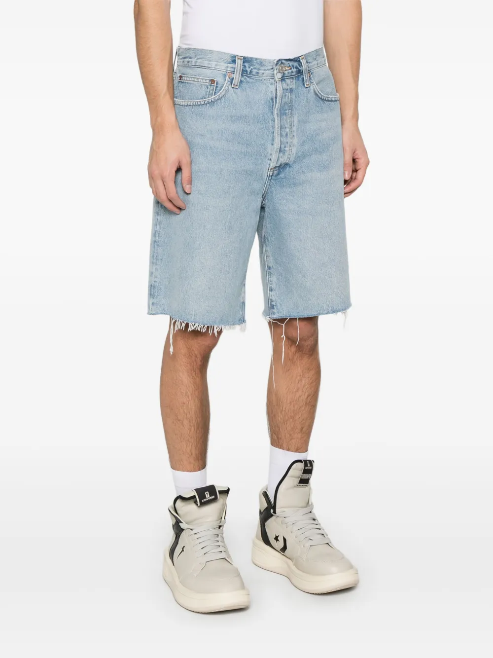 AGOLDE Anson shorts Blauw