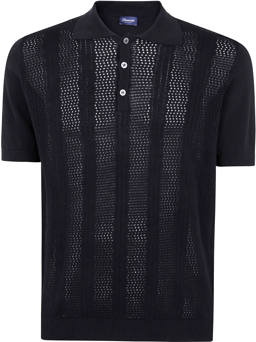 knitted polo shirt