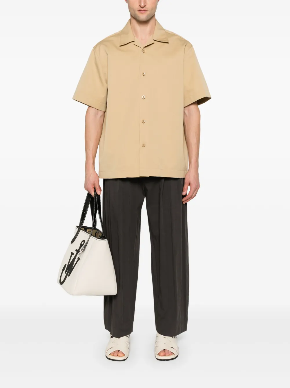 Studio Nicholson double-pleat trousers - Grijs