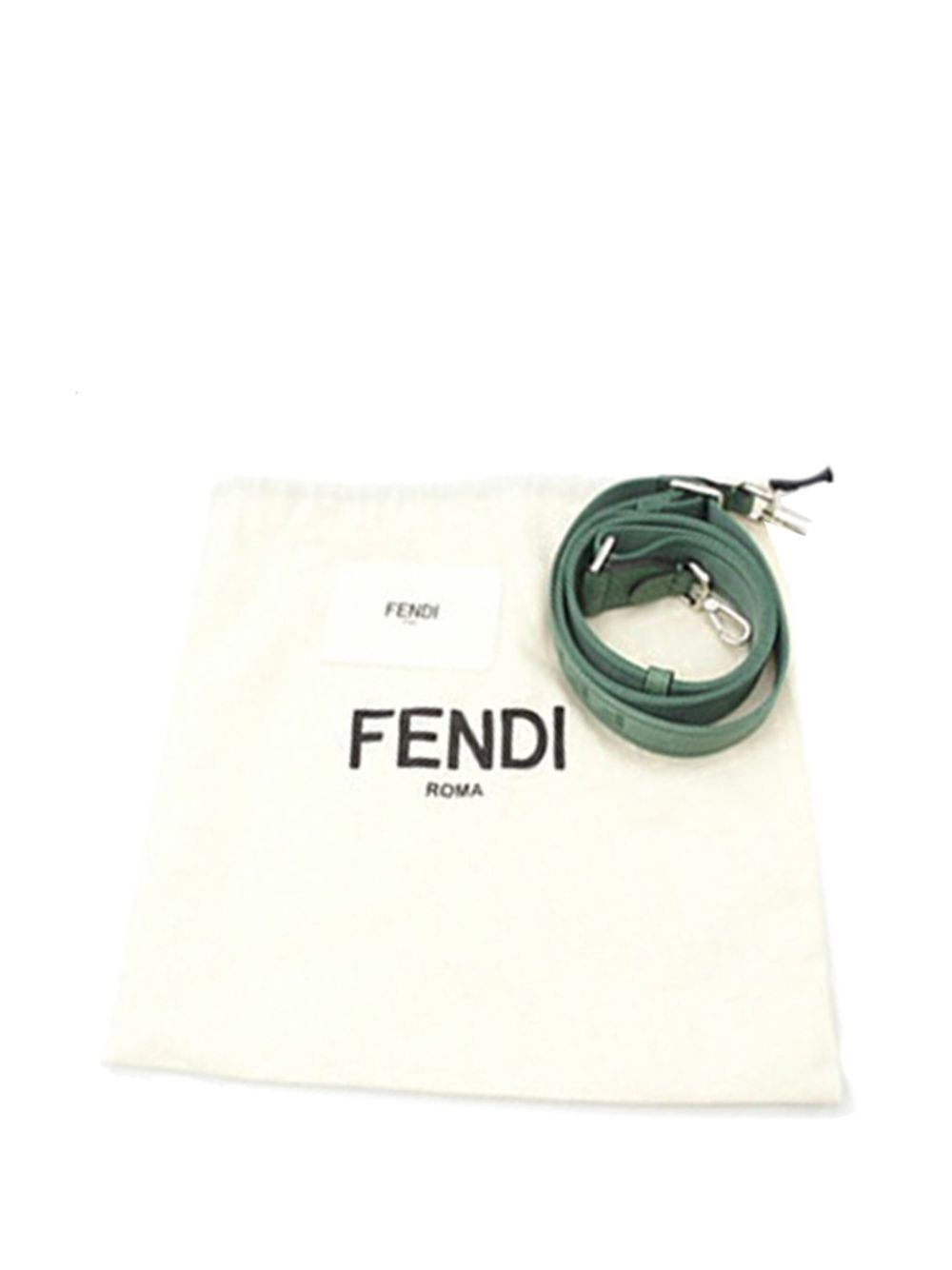 Fendi Pre-Owned 2010-2024 Petite Leather Peekaboo ISeeU satchel - Groen